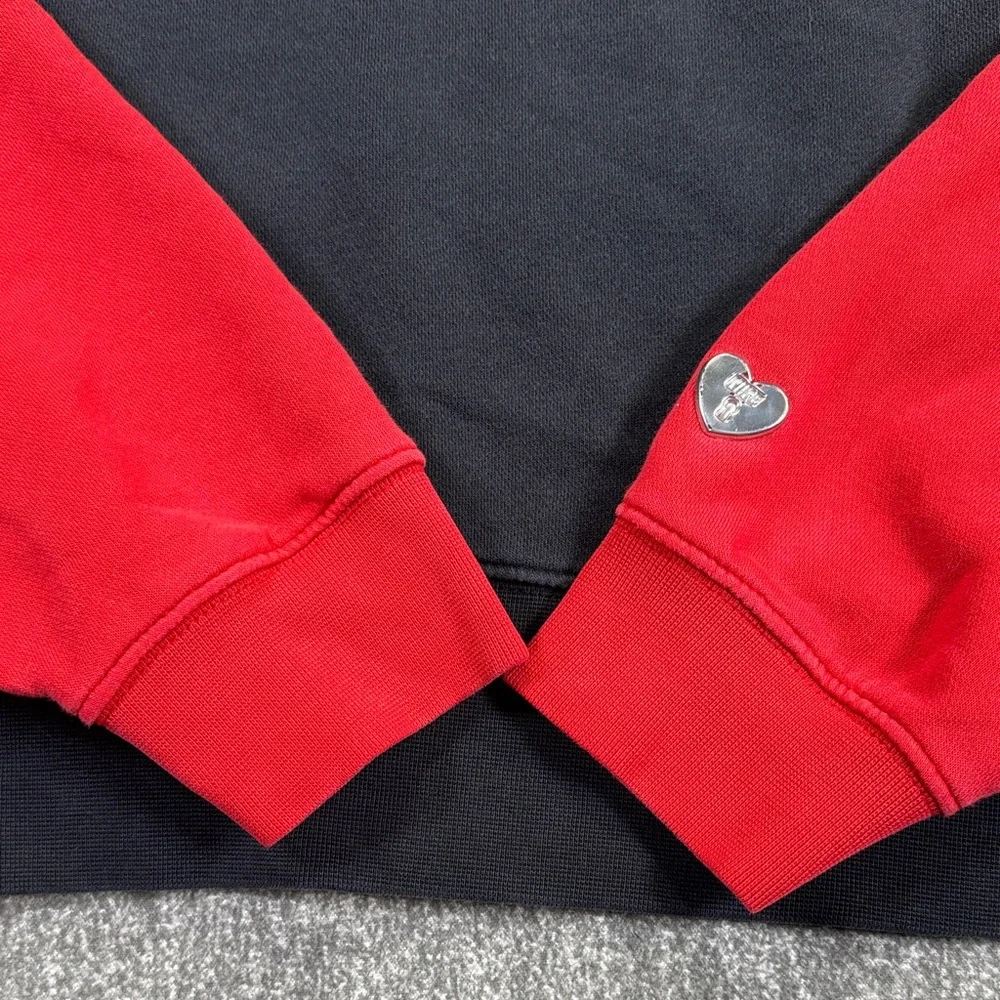 Nike Sportswear Center Swoosh Cropped Oversized Pullover Sweatshirt Women’s S - Picture 8 of 11